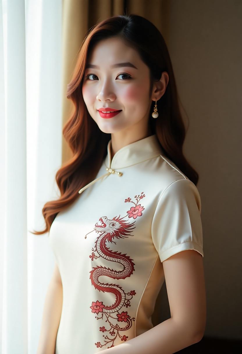玻璃窗边海报